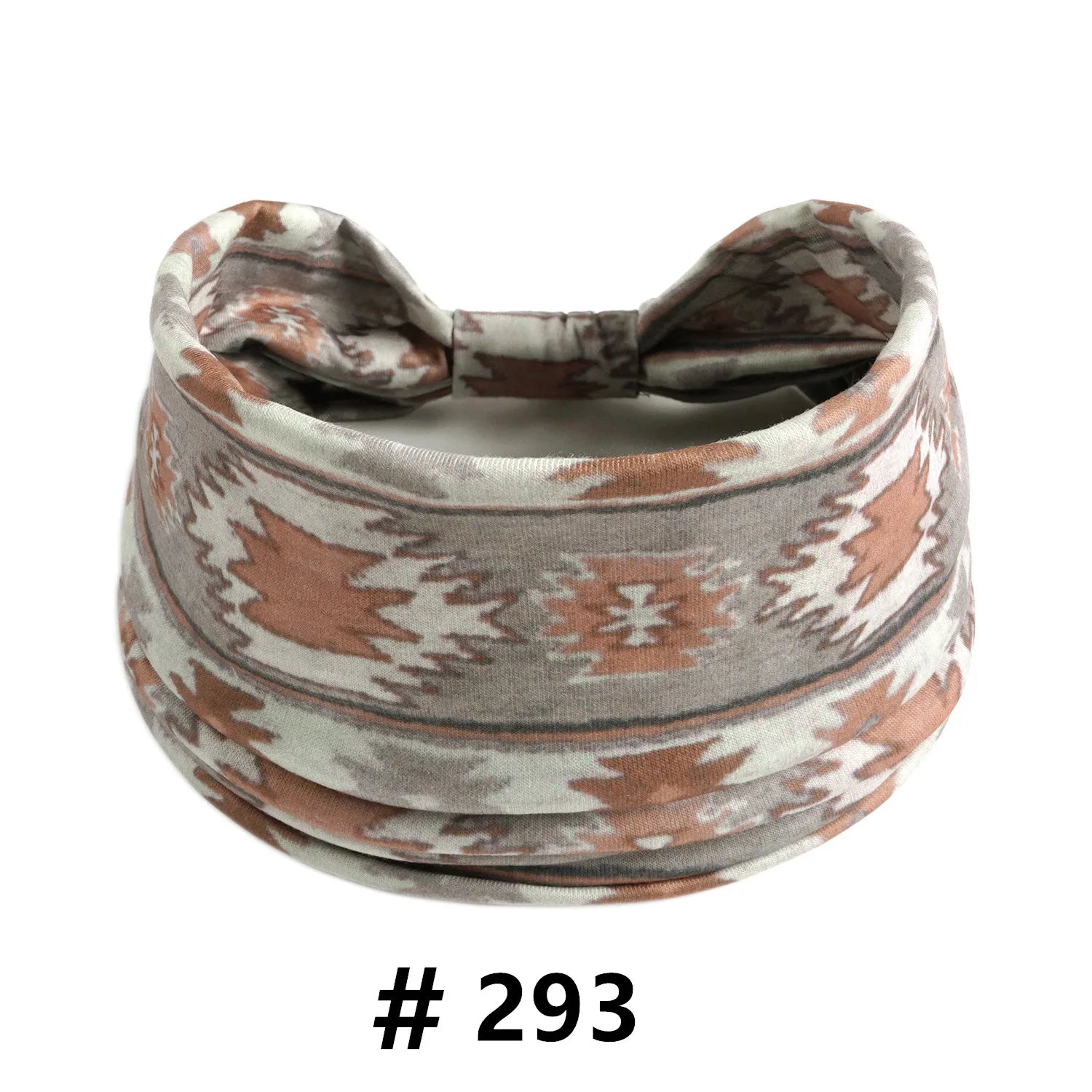Boho African Headbands for Women Wide Cotton Turban Headwrap  Knot Elastic Hairbands Bandeau Sport Workout Yoga Hair Accessories