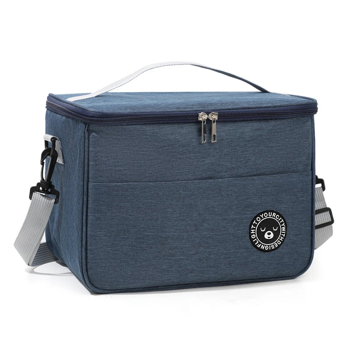 Insulated bag, lunch box, handbag, square insulated bag, aluminum foil thickened bento bag, office worker, student bring food, l