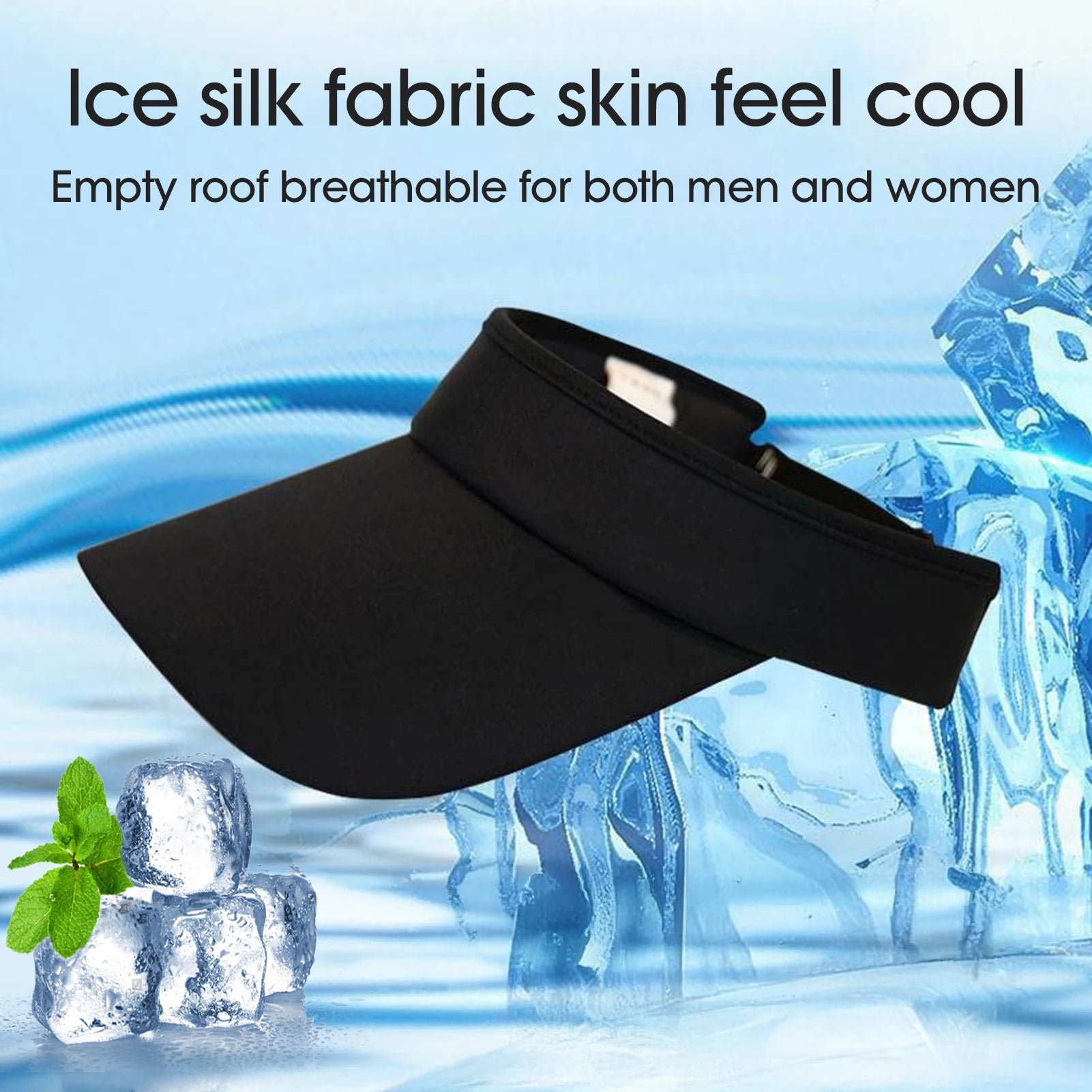 Man Summer UV Protection Hat Adjustable Soild Beach Sunshade Casual Hat for Camping Fishing Traveling