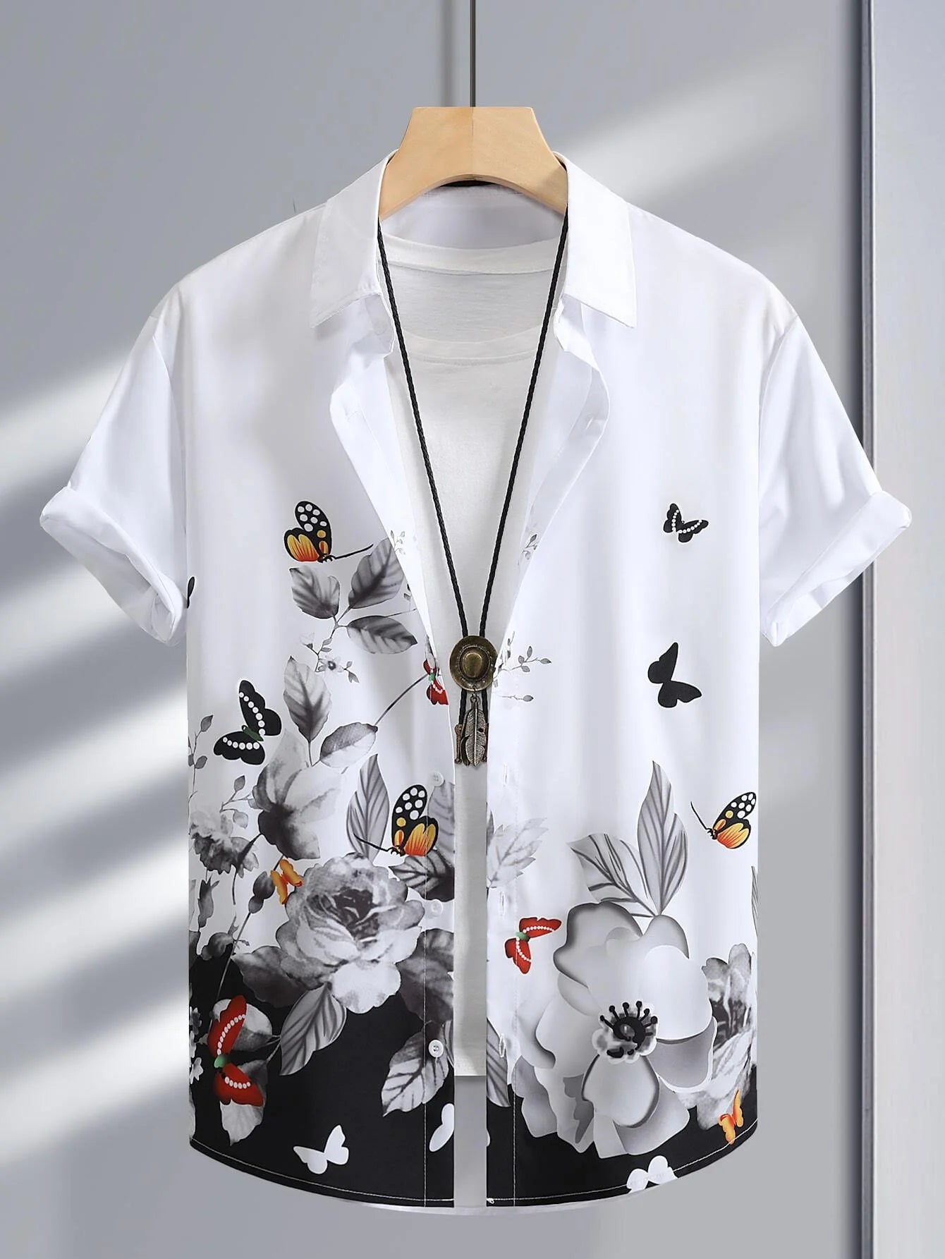 Tropical Coconut Tree Pattern Men's Short Sleeve Button Down Lapel Shirt For Summer Resort Holiday Hawaiian Style oversized tops