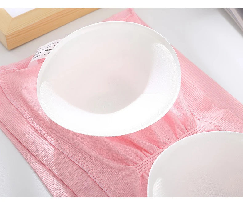 1pcs Women's Bra Plus Size Strapless Bra Thin Removable Chest Cushion Top Stretchy Seamless Invisible Bra S-6XL