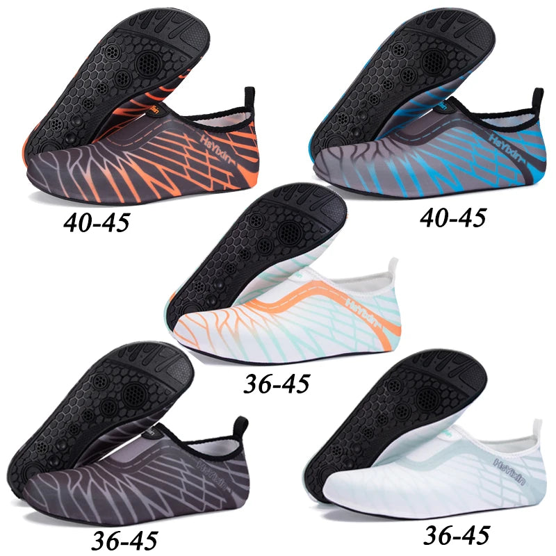 Lightweight, foldable portable travel Aqua shoes water shoes barefoot sand inspired shoes beach snorkeling swimming water shoes