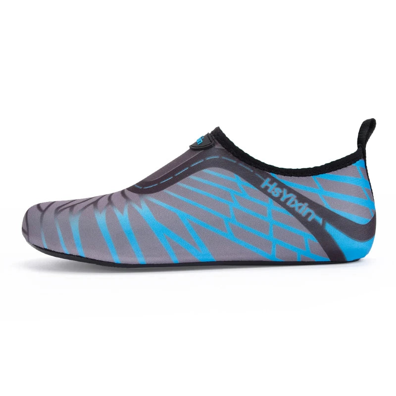 Lightweight, foldable portable travel Aqua shoes water shoes barefoot sand inspired shoes beach snorkeling swimming water shoes