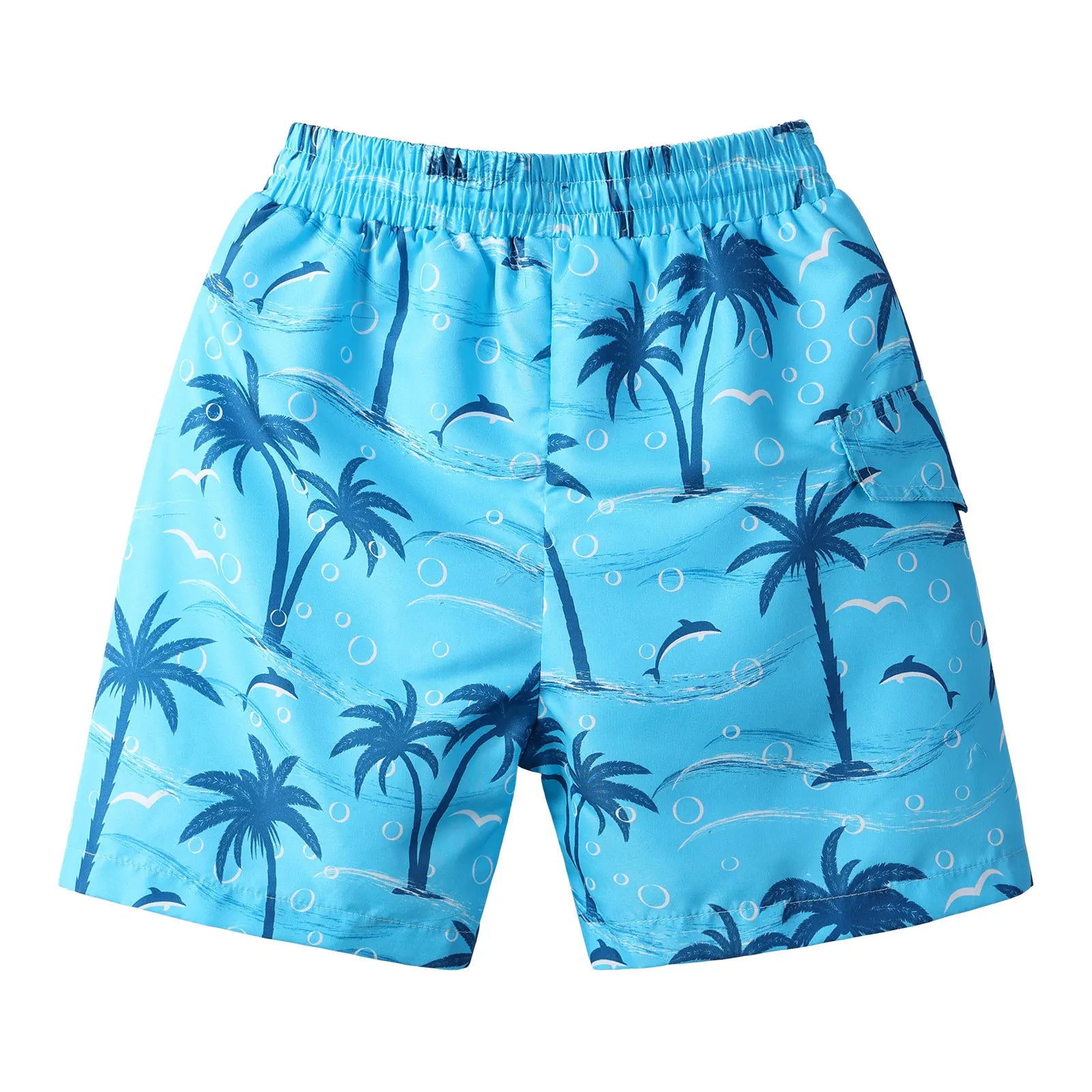 BAOHULU Kids Swim Shorts Cute Swimsuit Swimming Trunks Quick Dry Summer Swimwear Boys Beach Shorts Surf Board Male Clothing Pant
