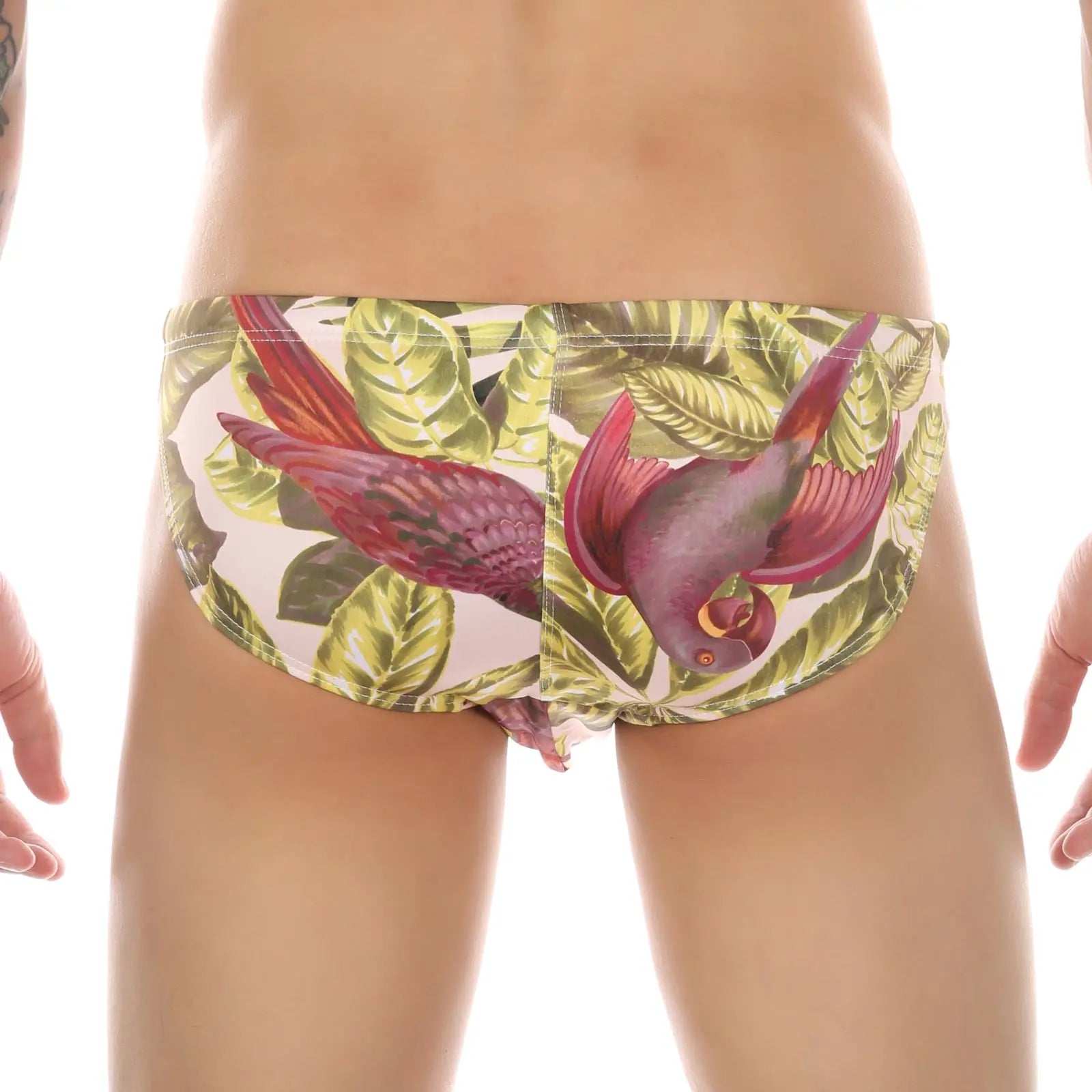 Men's Swimsuit Briefs  Fashion Printed Beach Bikini Swimwear European Beach Surf Shorts Breathable Beachwear Bathing Shorts