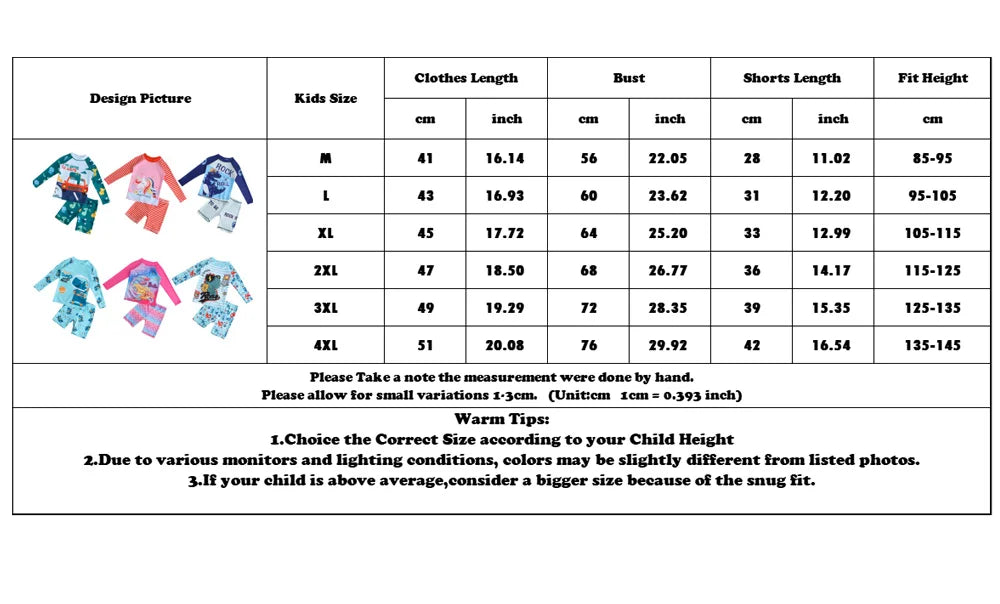 Boys Dinosaur Swimwear Set 2Pcs Kids Long Sleeve Rash Guard Swim Shirt + Shorts Toddler Swimming Suits Beachwear for Boys