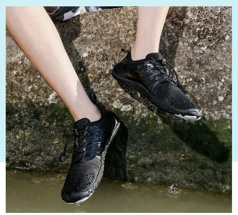 EOCENE Men Women Barefoot Outdoor Sports Aqua Shoes Quick-dry Beach Swimming Fitness Wading Hiking Cycling Water Sneakers Shoes