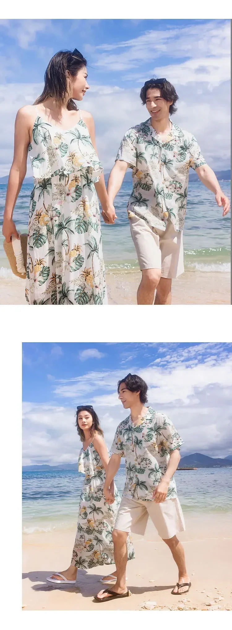 2025 Beach Family Matching Outfit Girl Dress Resort Couple Look Dad Son Sea Holiday Boy Clothes Vacation Mom And Daughter Summer