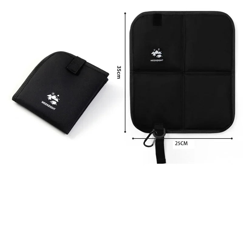TARKA Foldable Outdoor Sitting Pad 600D Oxford Cloth Waterproof Beach Cushion Portable Hiking Camping Sitting Pad for Travel