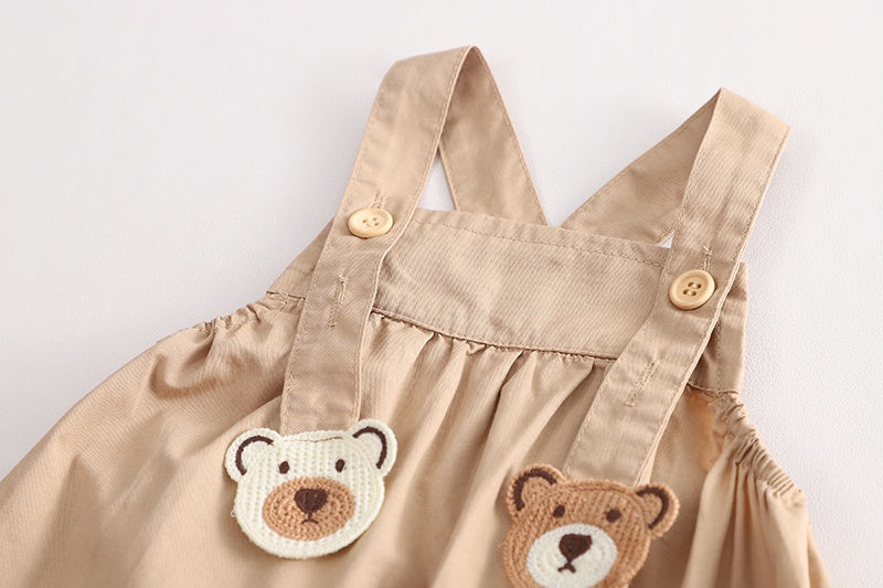 Kids Brother sister Clothes Children Baby Boy/Girl Cartoon T-Shirt Bib Shorts 2pcs/sets Summer Fashion Casual Tracksuit 0-5Years