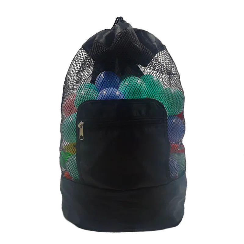 Portable Beach Bag Foldable Net Swimming Bag Children Beach Toy Organizer Storage Backpack Kids Outdoor Swimming Waterproof Bags