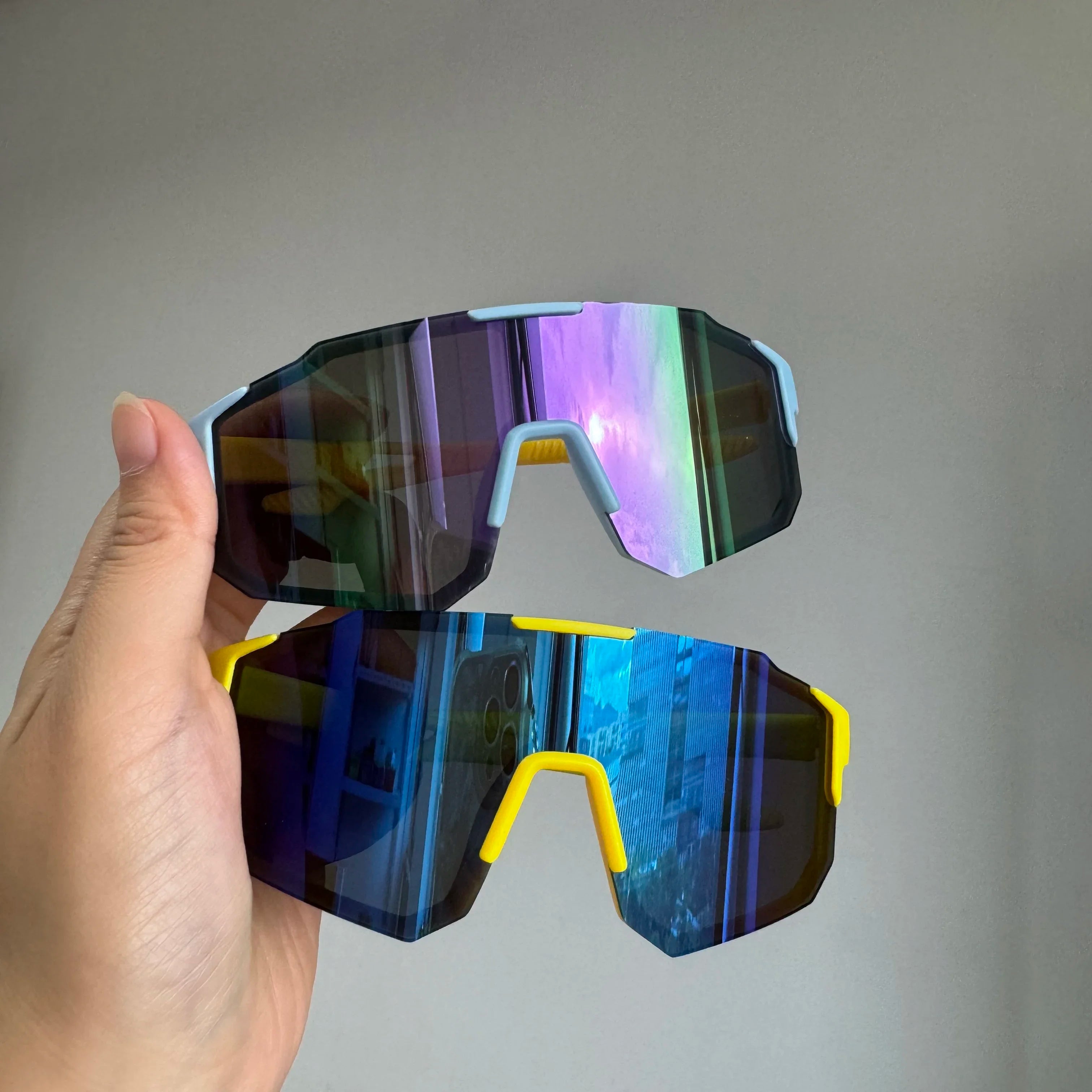 2025 New Arrival Fashion Outdoor Kids Glasses Square Frame Cycling Sunglasses Windproof UV Resistant Plastic Eyewears