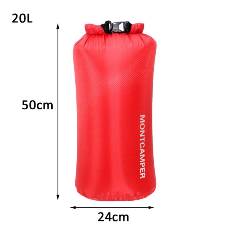 3/5/10/20/35L Dry Bag Sack Nylon Ultralight Drifting Swimming Clothes Storage Bag Pack Waterproof Rafting Kayaking Sport Bag