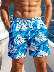 2026 Men's Summer Short Beach Vacation Hawaiian 3D Printed Shorts Men Y2k Graphic Short Pants Male Breathable Swim Loose Shorts