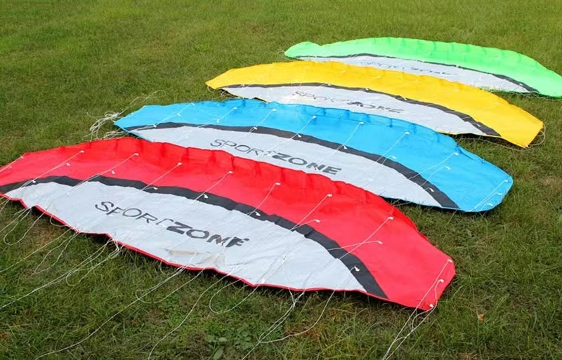Large 250cm sports kites flying dual line power kites outdoor toys beach kite board wind kites toys kitesurfing ripstop nylon