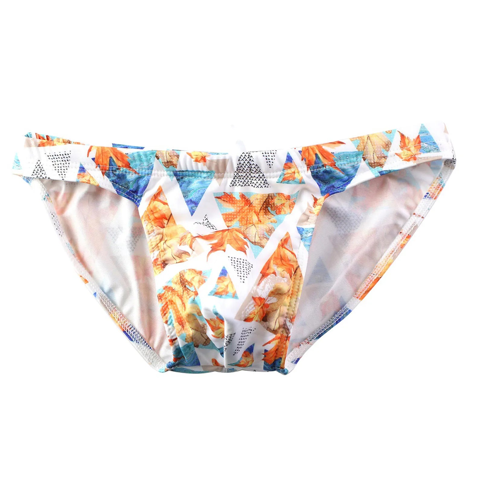 Men's Swimsuit Briefs  Fashion Printed Beach Bikini Swimwear European Beach Surf Shorts Breathable Beachwear Bathing Shorts