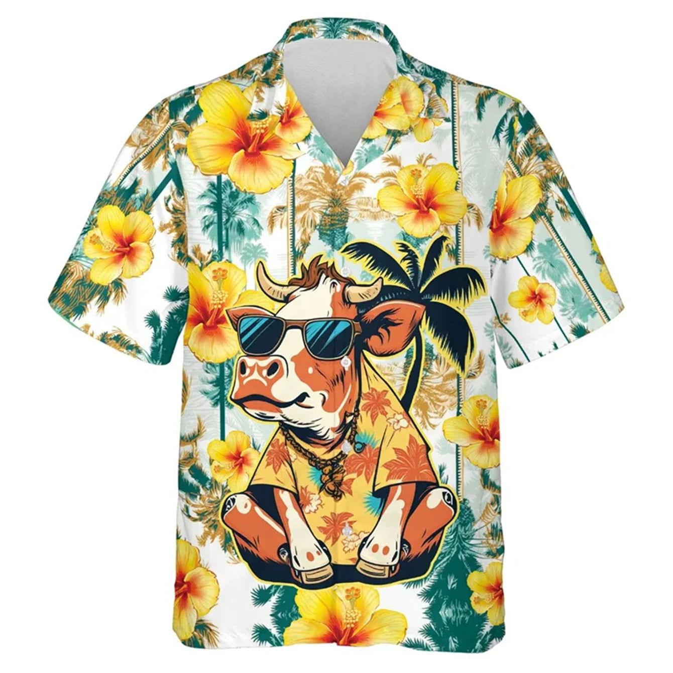 Kids Clothes Animal Children Clothes Blouse for Girls Short Sleeve T-Shirts Hawaiian Boys Clothes Print Children's T-Shirt Boy
