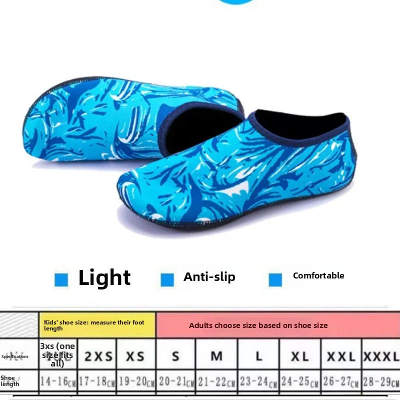 Non-Slip Unisex Water Shoes for Swimming Diving Beach Summer Aqua Socks Flat Sandal Seaside Sneakers for Men Women Accessories
