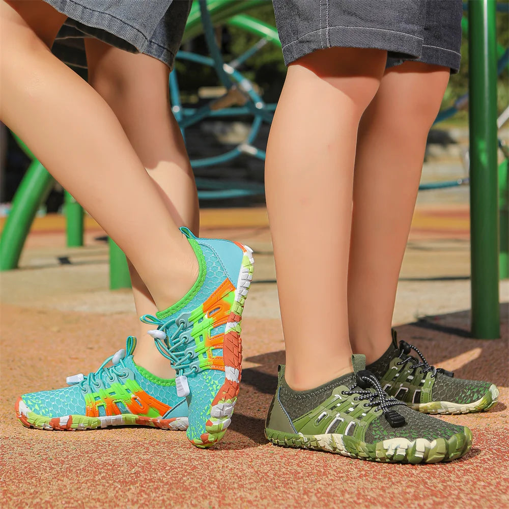 Children Outdoor Water Shoes Barefoot Aqua Five Fingers Sock Swimming Breathable Hiking Wading Beach Outdoor Upstream Sneakers