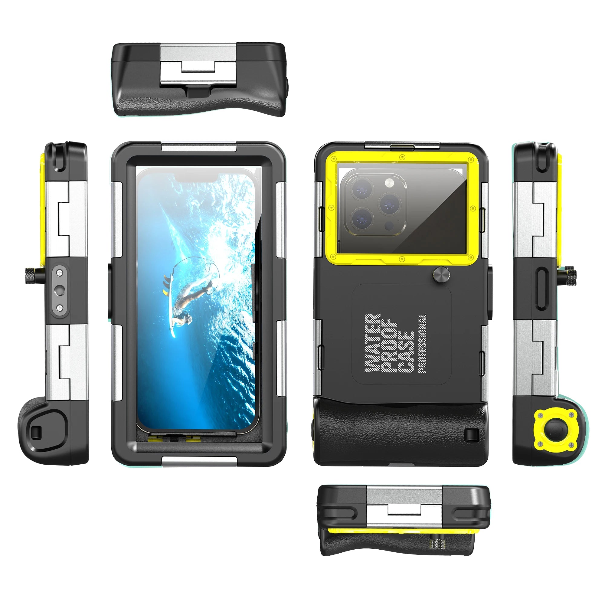 New Multifunctional Durable Waterproof 15m /50Ft Universal 6.9inch Waterproof Phone Case Underwater Photography Ip68 Professional Diving Suitable for Iphone/Samsung/Xiaomi/Huawei/Google