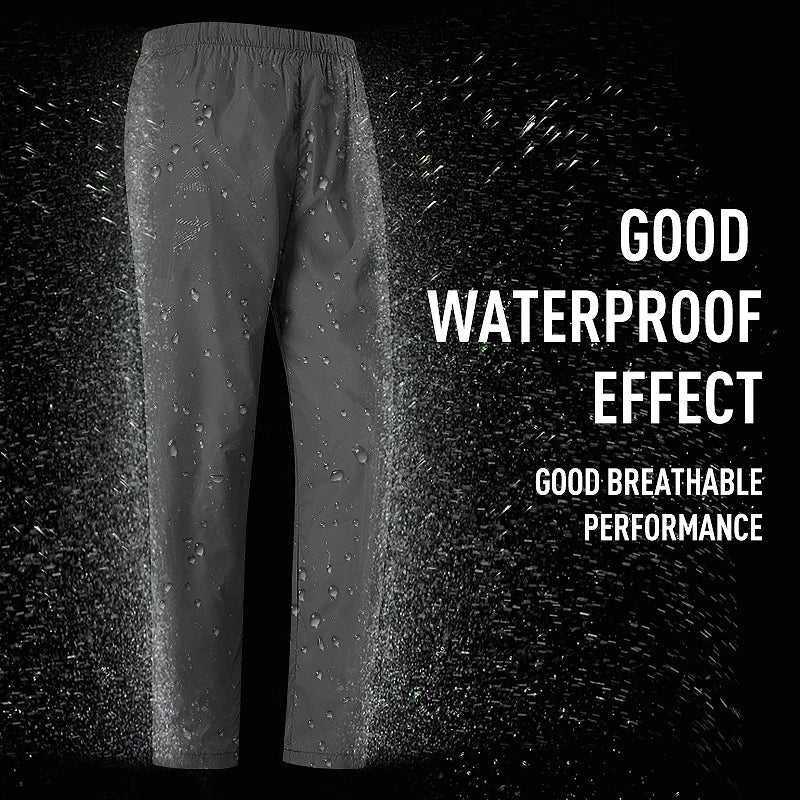 LNGXO Women Men Camping Pants Trekking Climbing Hiking Waterproof Pants Unisex Sports Quick Dry Mountain Rain Trousers Anti-UV
