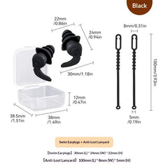1Pair Swim Ear Plugs Silicone Waterproof Anti-noise Pool Accessories SwimmingEarplugs Water Sports Swim Swimming Ear Plugs