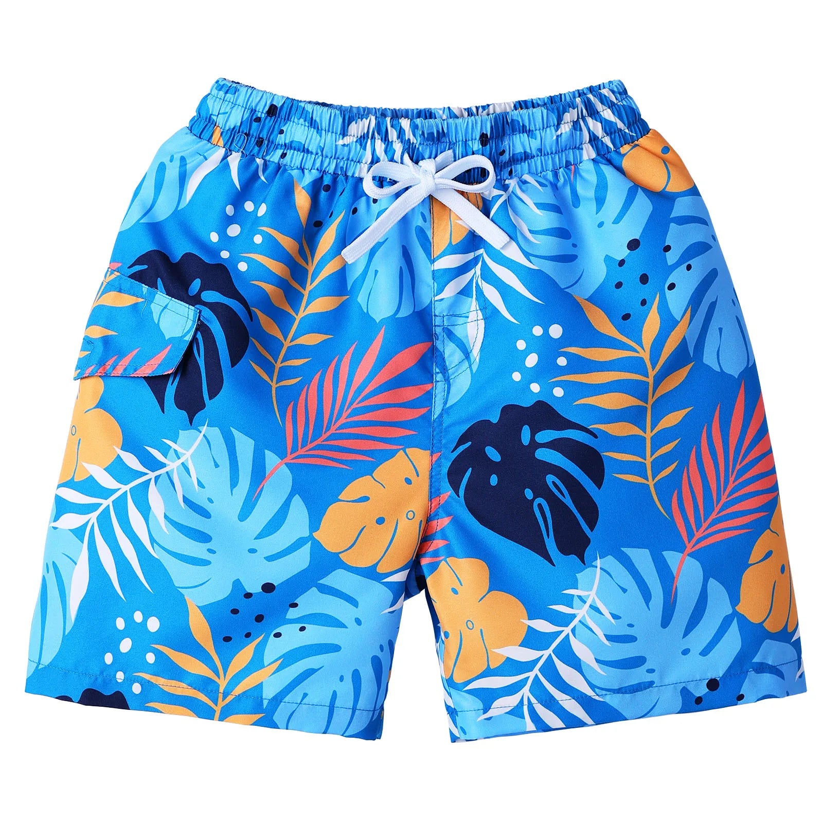 BAOHULU Kids Swim Shorts Cute Swimsuit Swimming Trunks Quick Dry Summer Swimwear Boys Beach Shorts Surf Board Male Clothing Pant
