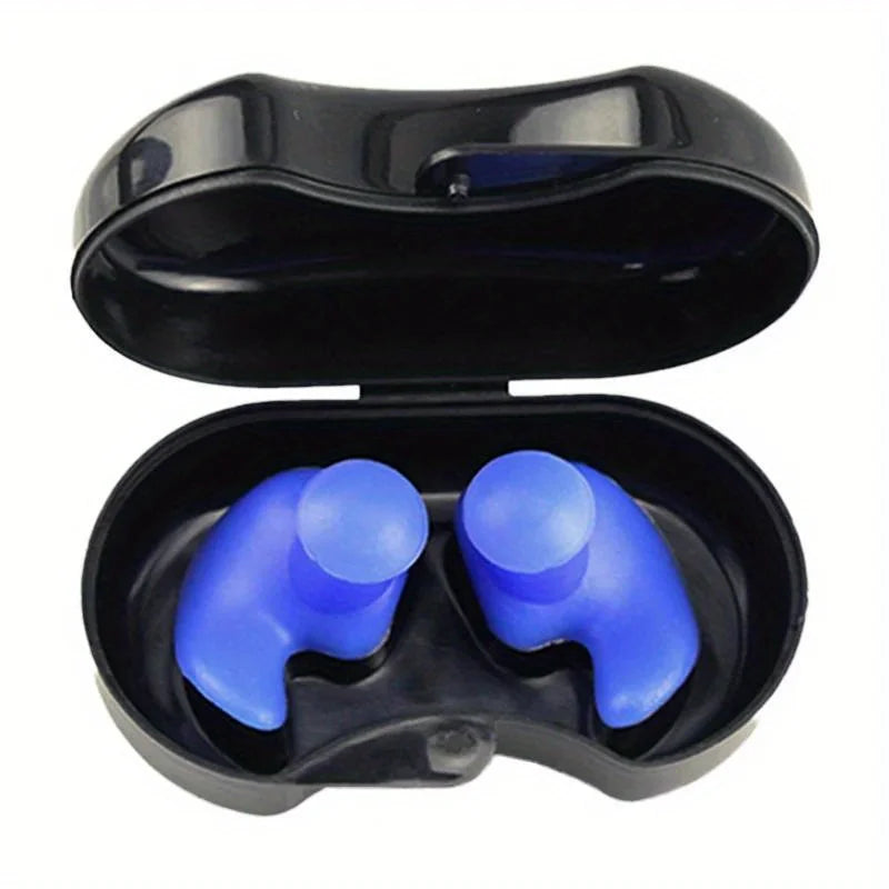 DIZETION Swimming Earplugs Waterproof Reusable Silicone Ear Plugs Diving Plugs For Water Surf Showering Bathing Accessories
