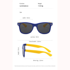 Children's Square Frame Sunglasses, Sun Protection Sunglasses, Simple and Versatile, Fashion Trend, New Document, Summer 2024