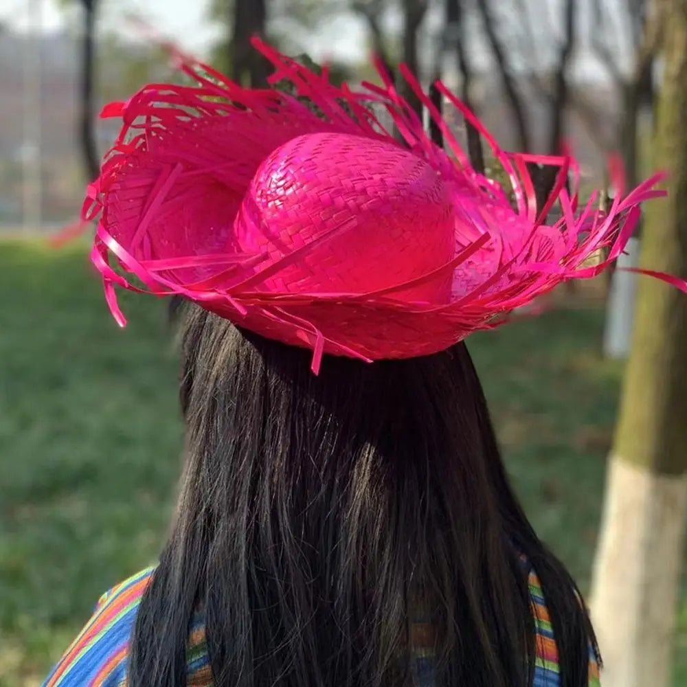 Unisex Beach Sunscreen Hat High Quality Fashion Fishing Straw Cap Sun Protection Hat Men Women Outdoor