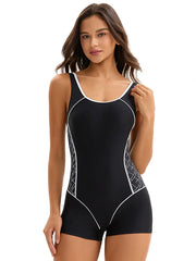 Plus Size One Piece Swimsuit For Women Professional Sports Swimwear Female Bathing Suit Beachwear Swimwear