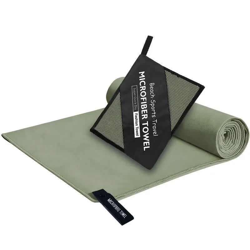 6 Sizes Premium High Quality Microfiber Towel Ultra Absorbent Quick Dry Portable Bag Gym Yoga Beach Camping Travel Lightweight