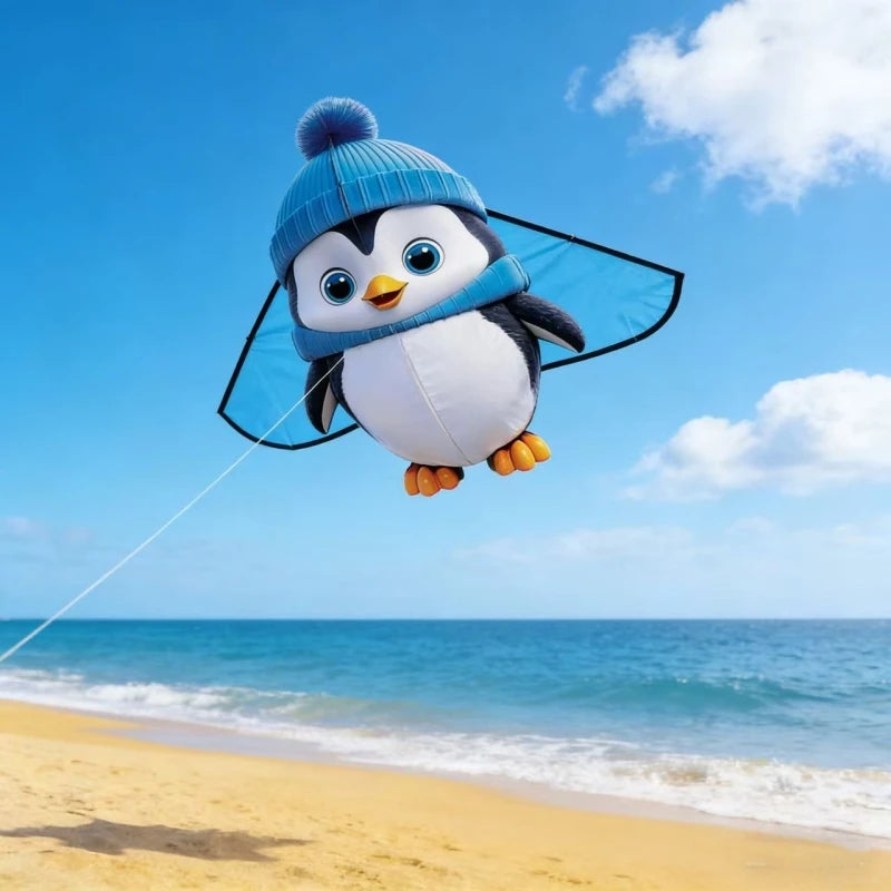Penguin kites flying outdoor toys for adults kites animals kites nylon fabric weifang kite factory eagle kite rope wind dragon