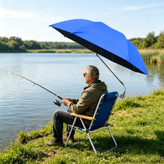 Adjustable Outdoor Sunshade Umbrella UV Protection Fishing Camping Beach Chair Umbrella Multi-functional Long Handle Umbrella