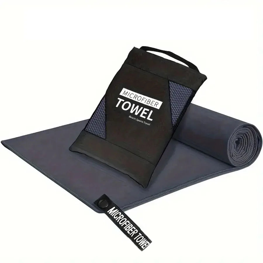 Quick-Drying Sports Towel Thick Sand Free Microfiber Towel Super Absorbent Soft Compact Beach Swim Travel Camping Towel 1pc