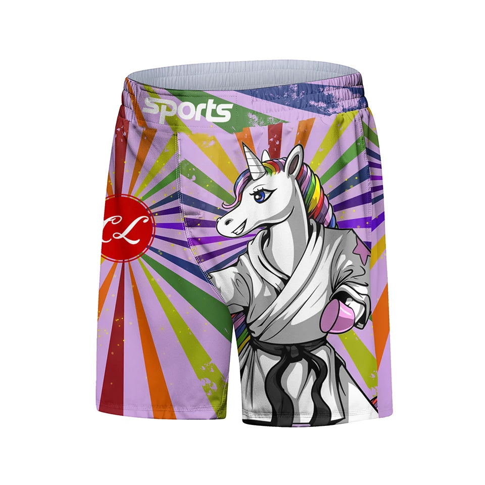 Kid's Jiu Jitsu MMA T-shirt +Pants Set Grappling Rashguard For Kid Bjj Boxing Jerseys Gi Rash Guard MMA Shorts Boxeo Sportsuits
