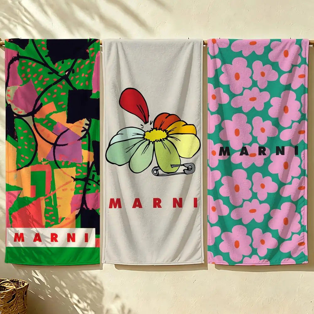 Brand M-MARNI Towel beach towel, quick drying absorbent bath towel for Swim,Gym,Camping,Outdoor hot