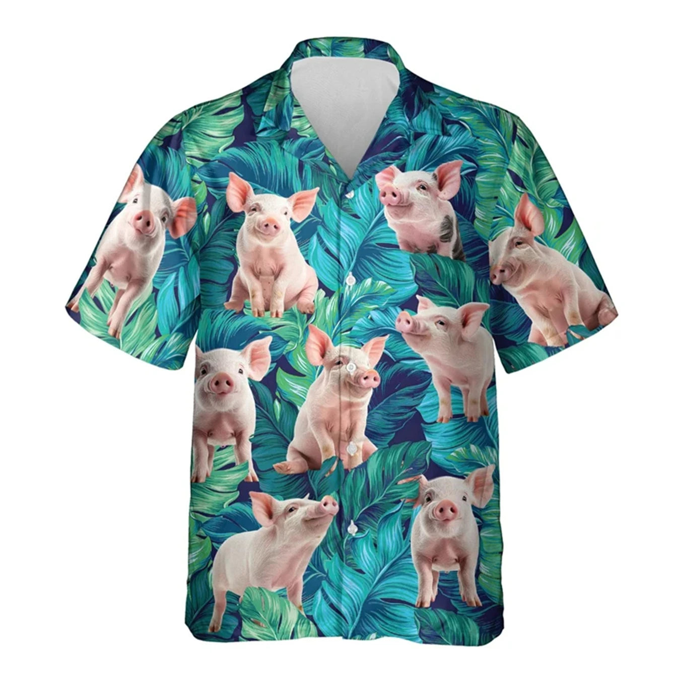Kids Clothes Animal Children Clothes Blouse for Girls Short Sleeve T-Shirts Hawaiian Boys Clothes Print Children's T-Shirt Boy