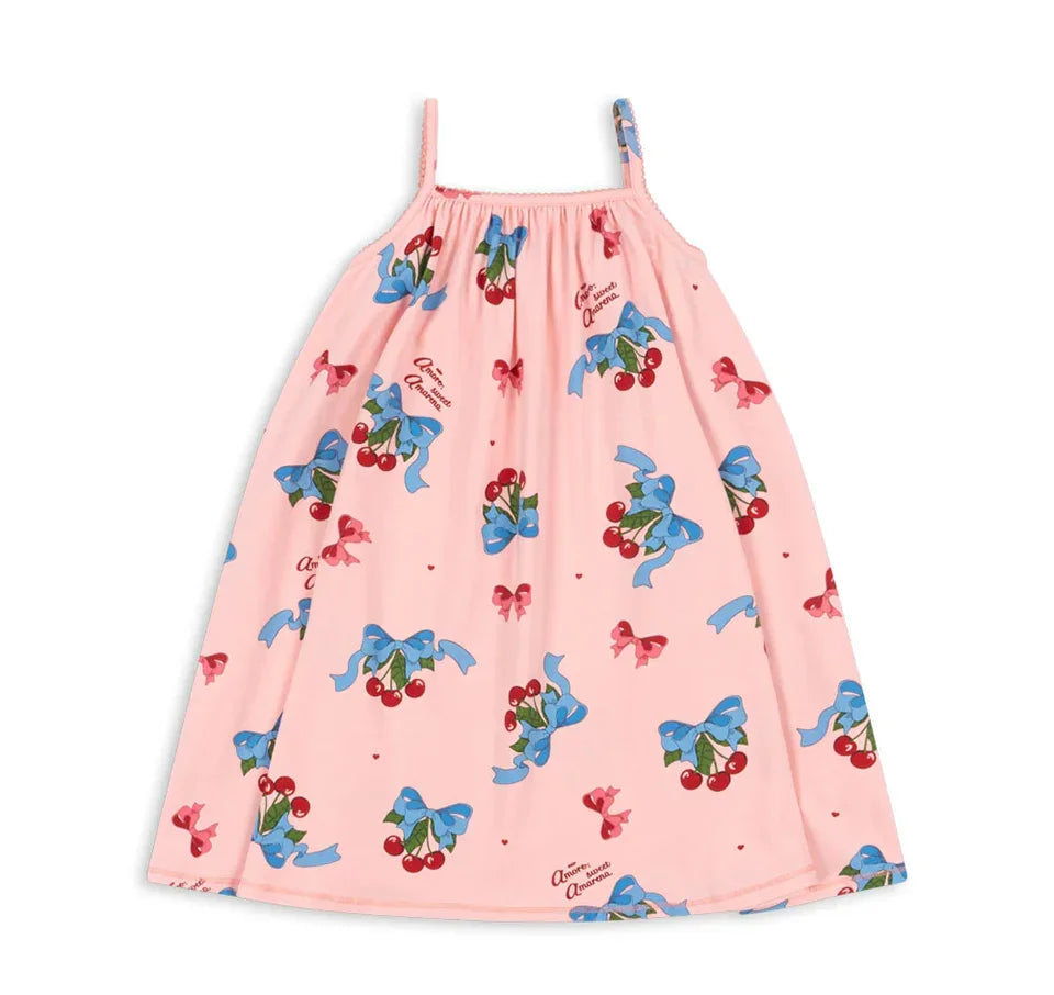 Children Clothes Set 2025 KS Summer Girls Floral Tops Shorts Set Girl Heart Print Slip Dress Kids Short Sleeved Vacation Suit