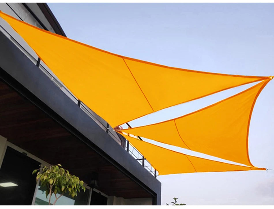 420D Waterproof Square Rectangular Shade sail, Outdoor Garden Swimming Pool Awning, Camping Hiking Sun shelter