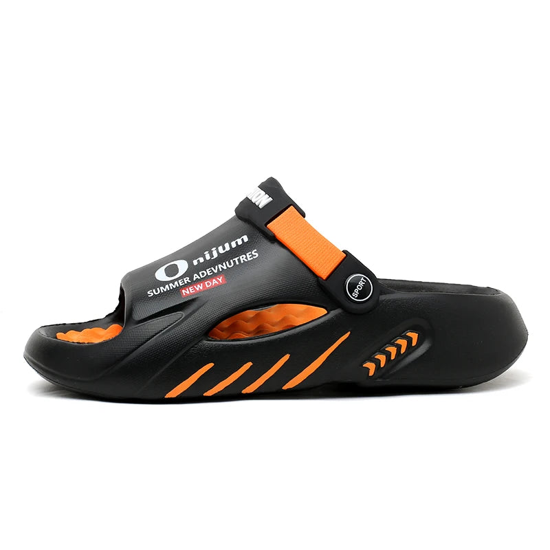 Men Slippers New Summer EVA Soft-soled Platform Slides Sandals Indoor Outdoor Walking Beach Shoes Flip Flops Mens Shoes