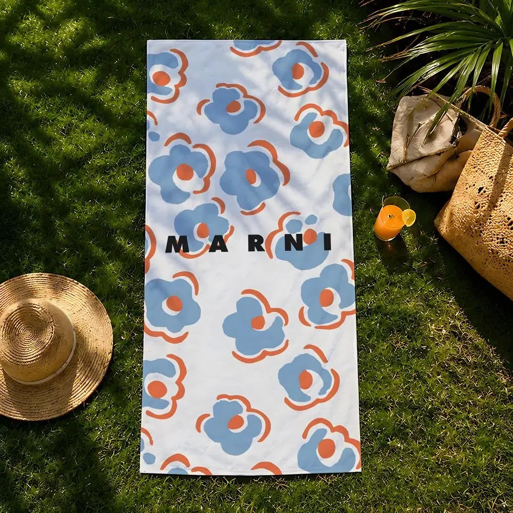 Brand M-MARNI Towel beach towel, quick drying absorbent bath towel for Swim,Gym,Camping,Outdoor hot