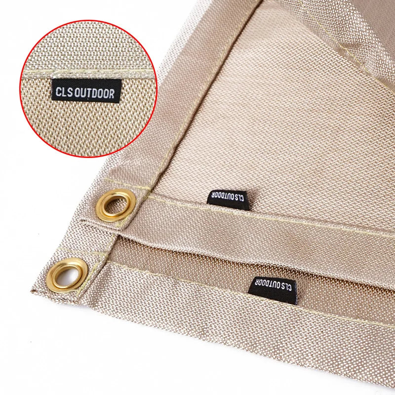 Outdoor Camping Fireproof Cloth Picnic Barbecue Insulation Mat Flame Retardant High Temperature Fire Blanket Fiberglass Mat