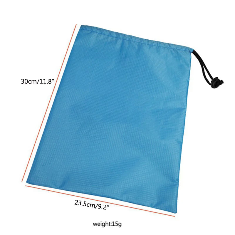 Outdoor Camping Hiking Travel Storage Bag Ultralight Waterproof Swimming Bag Drawstring Shoes Pouch Case Organizer Travel Kits