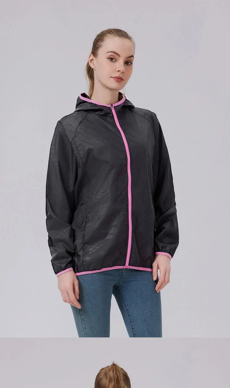 Men Women Hiking Jacket Waterproof Quick Dry Camping Hunting Clothes Sun-Protective Outdoor Sports Coats Anti UV Windbreaker