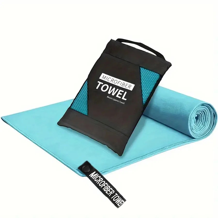 Quick-Drying Sports Towel Thick Sand Free Microfiber Towel Super Absorbent Soft Compact Beach Swim Travel Camping Towel 1pc