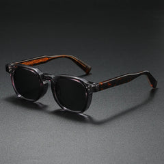 New Polarized Sunglasses Unisex Metal Core CP Square Sun Glasses Rivets Women Shades Driving Glasses