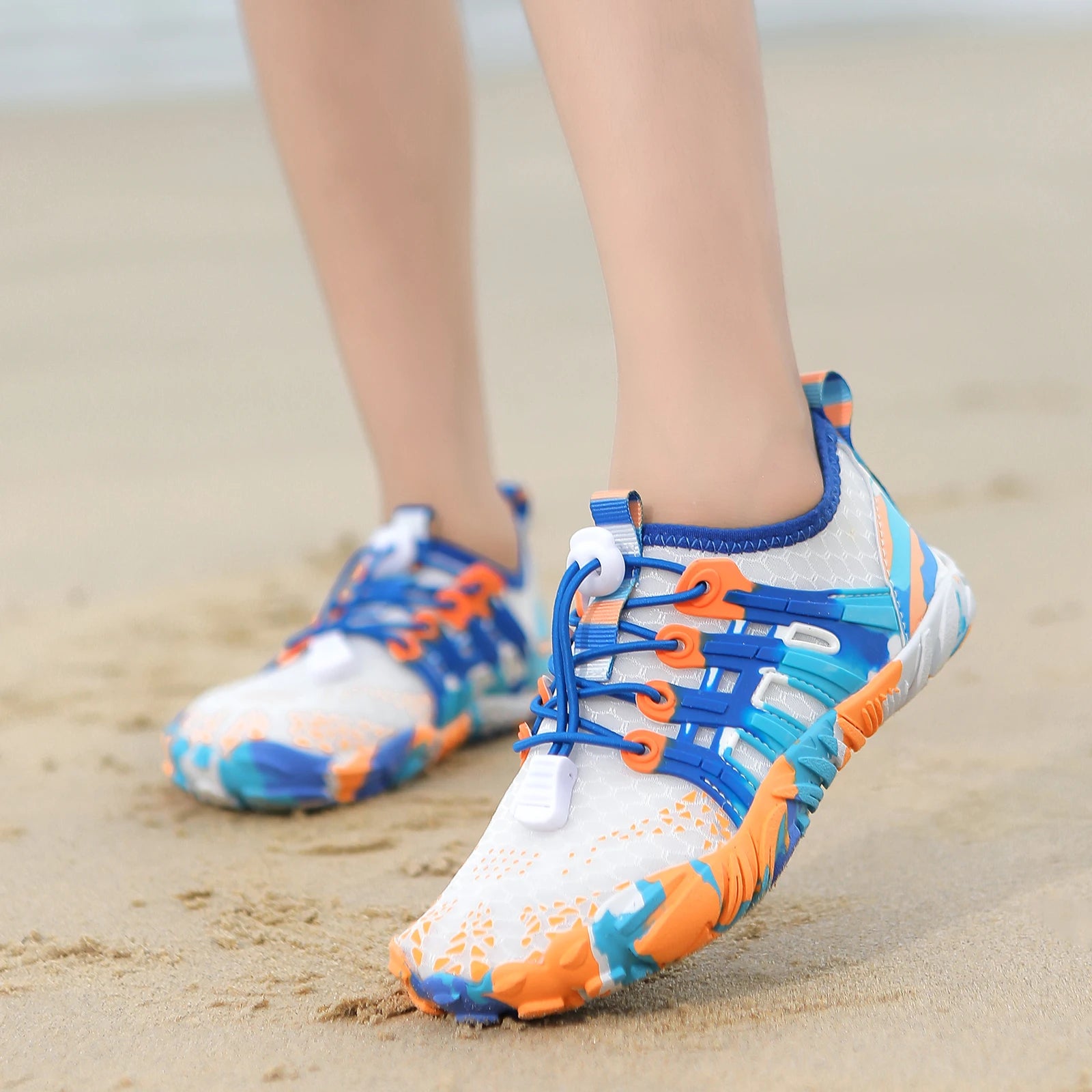 Children Outdoor Water Shoes Barefoot Aqua Five Fingers Sock Swimming Breathable Hiking Wading Beach Outdoor Upstream Sneakers