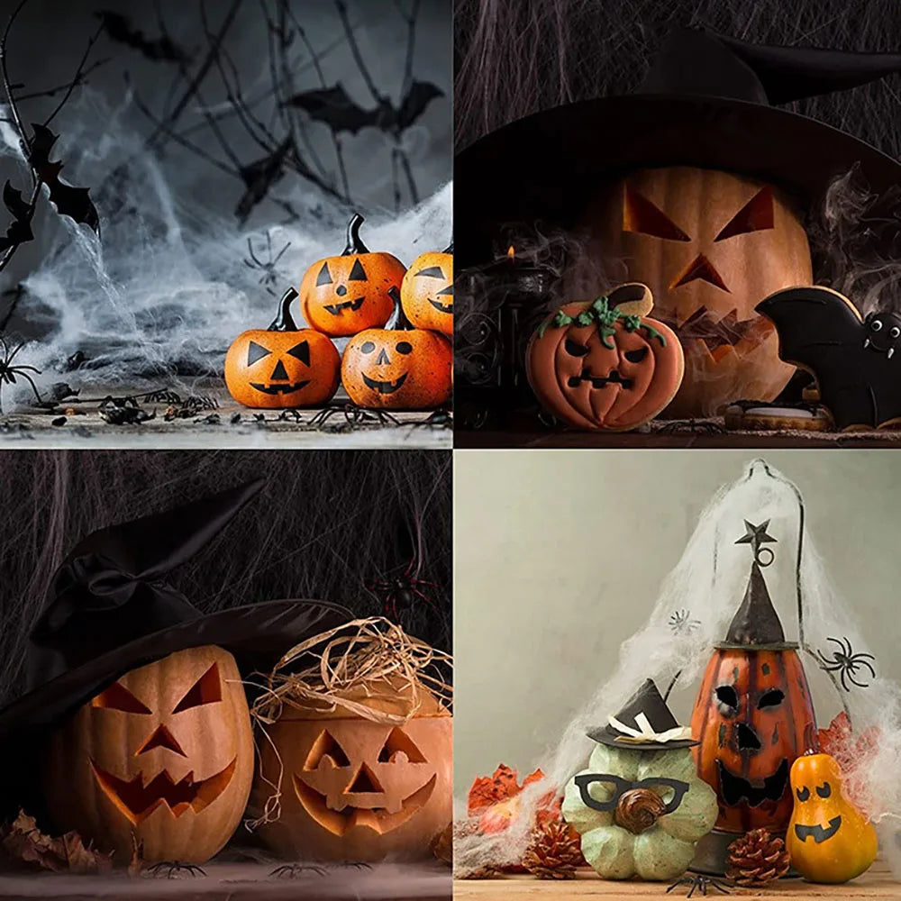 Halloween Decoration Spider Web,Artificial Cobweb,Stretchy Cobweb With Spider,Horror Gothic Haunted House Home Decor