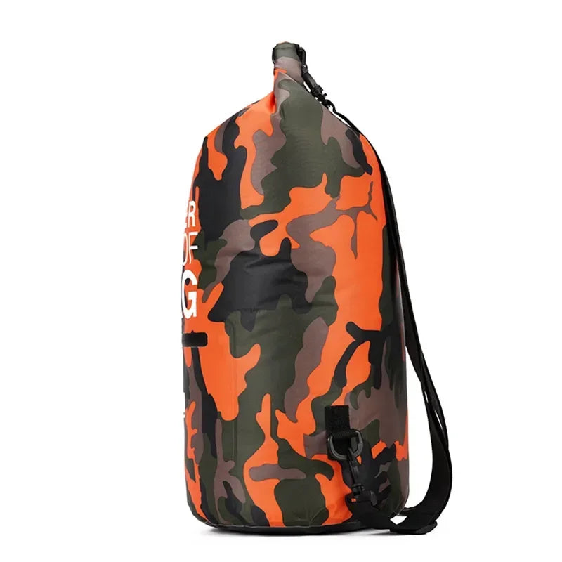 Swimming PVC Pack Dry Bag Backpack for Women Men 10L 15L 20L 30L Waterproof Shoulder Kayak Drifting Rafting Surfing Boating Bag